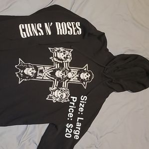 Forever 21 Black Guns N' Roses Hoodie